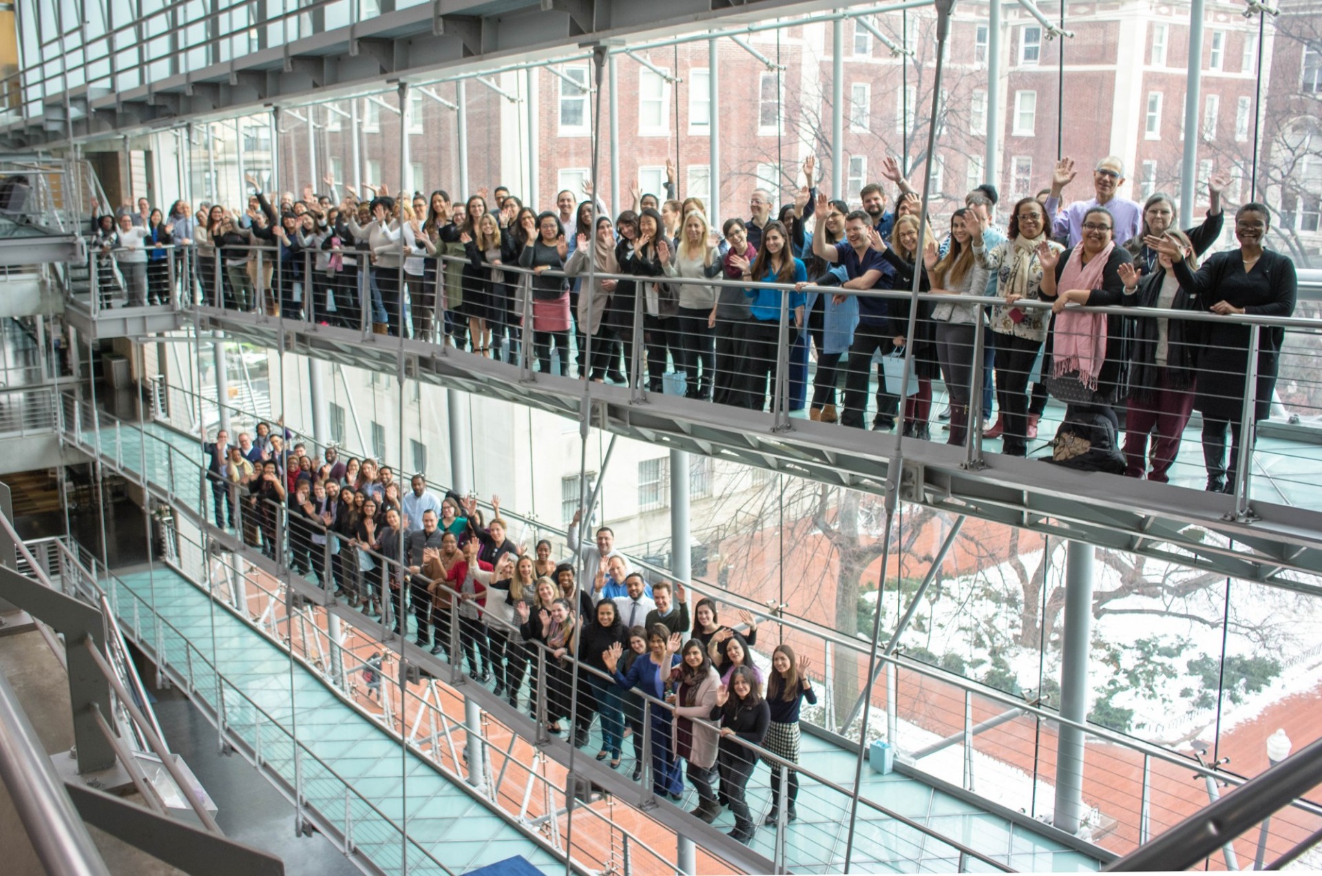 Group photo of the Columbia Health team