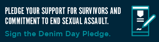 Pledge your support for survivors and commitment to end sexual assault. Sign the Denim Day Pledge.